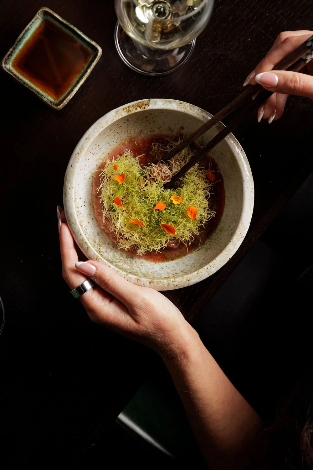 Private dining setup at Ayllu restaurant, Paddington London