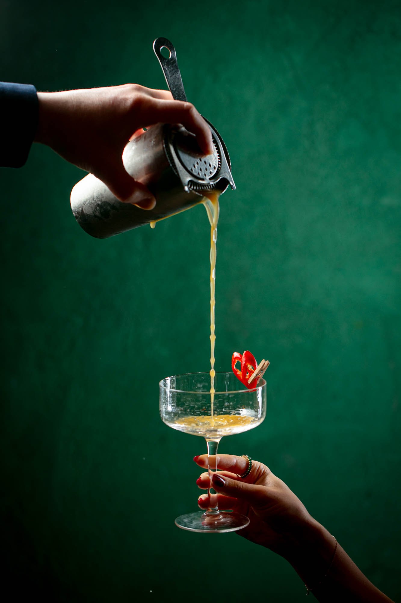 Cocktail at Ayllu Japanese Peruvian restaurant, London